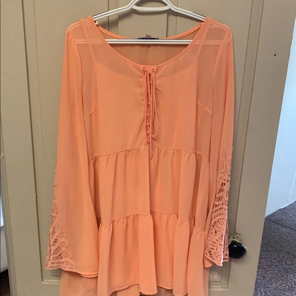 Peach Dress